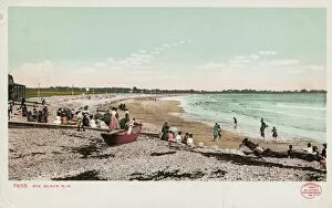 Wading Gallery: Rye Beach, New Hampshire Postcard. ca. 1903, Rye Beach, New Hampshire Postcard