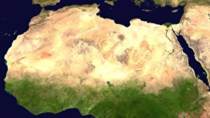 <b class=qtipBold><figcaption>Sahara Desert (satellite image)</figcaption></b><br><em>© Universal History Archive/Universal Images Group</em> Sahara Desert (satellite image)