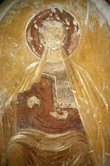 Images Dated 8th April 2000: Saint-Savin abbey romanesque painting
