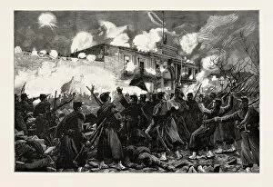 Scenes At Buenos Ayres During The Revolution In Argentina: The Fighting Outside The Arsenal And Barracks