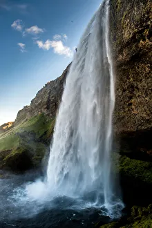 Seljalandsfoss waterfall. Iceland Seljalandsfoss waterfall. Iceland