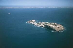 Senegal, Aerial view of Gorea Island (UNESCO World Heritage List, 1978)