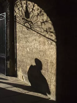 Shadows in the passageway from the Bodleian Library to Radcliffe Square
