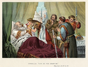 Shakespeare King Lear first performed c1605 Lear, betrayed by his daughters Goneril Shakespeare King Lear first performed c1605 Lear, betrayed by his daughters Goneril