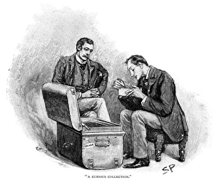 Legs Crossed At Knee Gallery: Sherlock Holmes and Dr Watson investigating