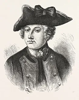 SIR JEFFERY AMHERST, officer in the British Army, 1870s engraving SIR JEFFERY AMHERST, officer in the British Army, 1870s engraving