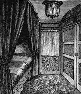 Sleeping compartment on Orient Express Sleeping compartment on Orient Express