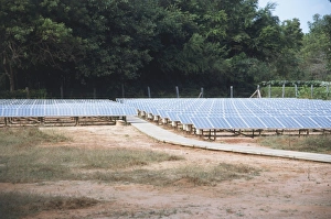 <b class=qtipBold><figcaption>Solar power at Auroville, India</figcaption></b><br><em>© Dorling Kindersley/UIG</em> Solar power at Auroville, India
