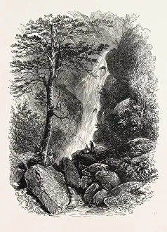 Source of the Roanoke, Virginia, United States of America, Us, Usa, 1870S Engraving