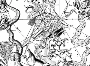 Southern constellation of Argo Navis From John Gabriel Doppelmayer Atlas Coelestis Southern constellation of Argo Navis From John Gabriel Doppelmayer Atlas Coelestis