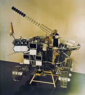 Soviet moon rover lunokhod 2 at the time of testing