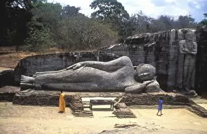 Sri Lanaka - Reclining Buddha, Gal Vihare