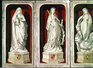 St Anne holding her daughter the Virgin Mary, St Catherine of Alexandria (d307) St Anne holding her daughter the Virgin Mary, St Catherine of Alexandria (d307)