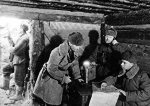 Stalingrad world war ll: at division commander nikolai batyuks command post, nov, 1942