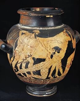 Stamnos with killing of Argos, by Painter of Argos, 480-460 B.C