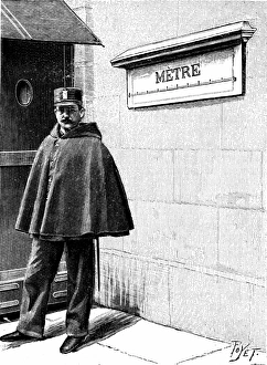 Standard Metre in the Petit Luxembourg, Paris. Set up when Metrification introduced Standard Metre in the Petit Luxembourg, Paris. Set up when Metrification introduced
