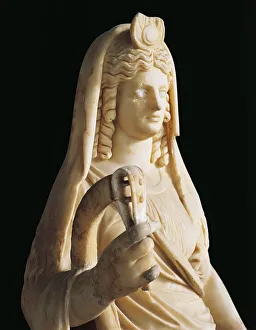 Statue of Persephone, from sanctuary of Isia at Gortyna, Crete Statue of Persephone, from sanctuary of Isia at Gortyna, Crete