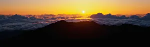 This is sunrise from Haleakala Volcano Summit located at Haleakala National Park This is sunrise from Haleakala Volcano Summit located at Haleakala National Park