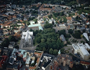 Sweden, Skane County, Aerial view of Lund Sweden, Skane County, Aerial view of Lund