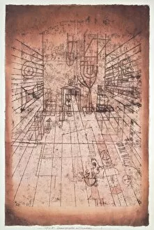 Geometric Gallery: Switzerland, Bern, Room Perspective with Inhabitants, 1921-24
