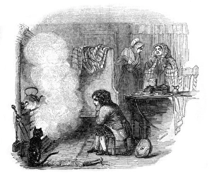 The Tale of a Tea-kettle'. James Watt as a boy watching the kettle boiling in the fire The Tale of a Tea-kettle'. James Watt as a boy watching the kettle boiling in the fire