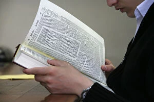 Talmud student in a yeshiva