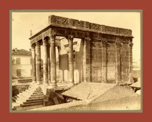 Tebessa Ruins Of The Temple Of Minerva Tebessa Ruins Of The Temple Of Minerva