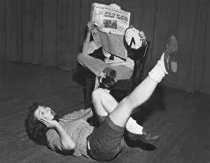 Legs Crossed At Knee Gallery: Teenager On The Telephone