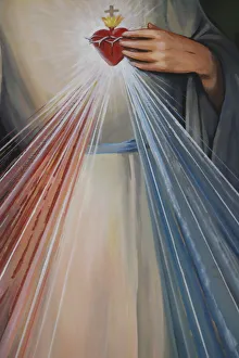 Temple of Monte Grisa. The Divine Mercy, Sacred Heart of Jesus. Italy Temple of Monte Grisa. The Divine Mercy, Sacred Heart of Jesus. Italy