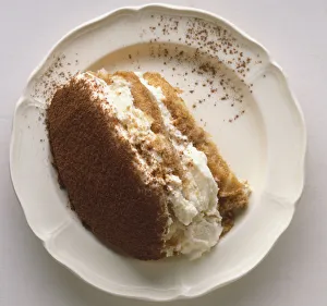 Tiramisu, traditional Italian dessert made with marscapone cheese, coffee Tiramisu, traditional Italian dessert made with marscapone cheese, coffee