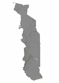 Togo, Relief Map