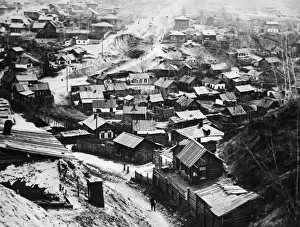 The town of novo-nikolayevsk which grew into the present industrial city of novosibirsk The town of novo-nikolayevsk which grew into the present industrial city of novosibirsk