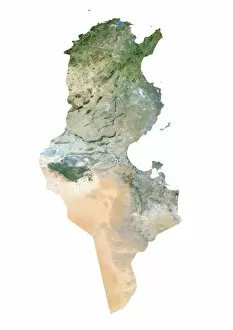 Tunisia, Satellite Image