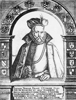 Tycho Brahe (Tyge Ottesen Brahe) (1546-1601) in 1586. Danish astronomer, astrologer