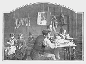 Typical scene in early twentieth century London slum Typical scene in early twentieth century London slum