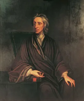 UK, Oxford, Portrait of John Locke (1632 - Oates), English philosopher UK, Oxford, Portrait of John Locke (1632 - Oates), English philosopher