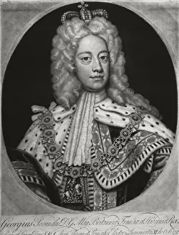 United Kingdom, Portrait of George II (1727 - 1760), King of Great Britain and Ireland United Kingdom, Portrait of George II (1727 - 1760), King of Great Britain and Ireland