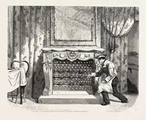 Universal Exposition: Gas Roaster. Paris, France, Exposition Universelle. An international Universal Exposition: Gas Roaster. Paris, France, Exposition Universelle. An international