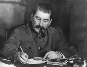 Russian Leader Prints: Joseph Stalin Print, 1939 Kremlin Office Photo