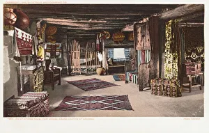 An Up-Stairs Room, Hopi House Postcard. 1905, An Up-Stairs Room, Hopi House Postcard An Up-Stairs Room, Hopi House Postcard. 1905, An Up-Stairs Room, Hopi House Postcard