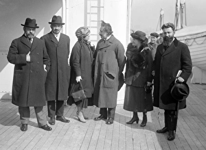Ussischkin, Weizmann, Einsteinwife, Mossessohn Ussischkin, Weizmann, Einsteinwife, Mossessohn