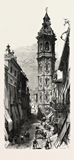 Valencia, Spain, 19th century engraving Valencia, Spain, 19th century engraving