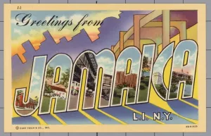Greeting Card Print from Jamaica, New York ca. 1943