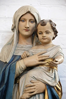 Virgin & child statue in Holy Trinity church Virgin & child statue in Holy Trinity church