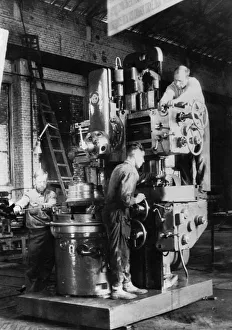 War time restoration of the krasnodar machine tool manufacturing plant is under way War time restoration of the krasnodar machine tool manufacturing plant is under way