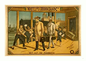 Images Dated 1st January 1884: Whiteleys Original Hidden Hand Co. By Jno. B. Jeffery Pr. & Eng
