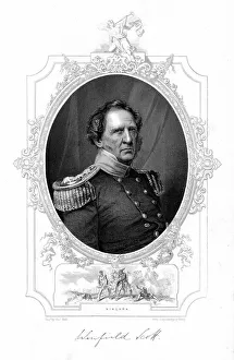 Winfield Scott (1786-1866). American soldier. Chief of Command of the army 1841-1861 Winfield Scott (1786-1866). American soldier. Chief of Command of the army 1841-1861