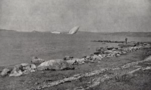 Images Dated 1st January 1916: Wreck of Zeppelin L-20