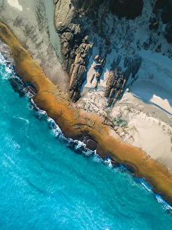Aerial View of 11 Mile Beach Esperance Western Australia - 4K DRONE Aerial View of 11 Mile Beach Esperance Western Australia - 4K DRONE