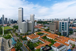 Aerial View of Central Singapore Skyline Aerial View of Central Singapore Skyline